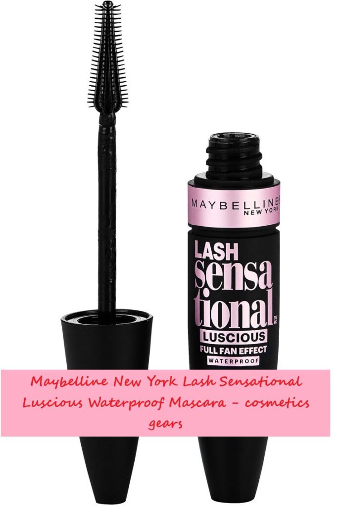 Maybelline New York Lash Sensational Luscious Waterproof Mascara cosmetics gears