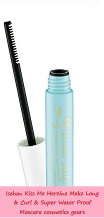 Isehan Kiss Me Heroine Make Long & Curl & Super Water Proof Mascara cosmetics gears