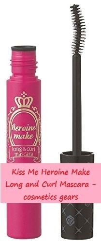 Kiss Me Heroine Make Long and Curl Mascara cosmetics gears