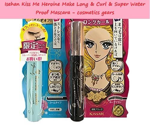 Isehan Kiss Me Heroine Make Long & Curl & Super Water Proof Mascara cosmetics gears