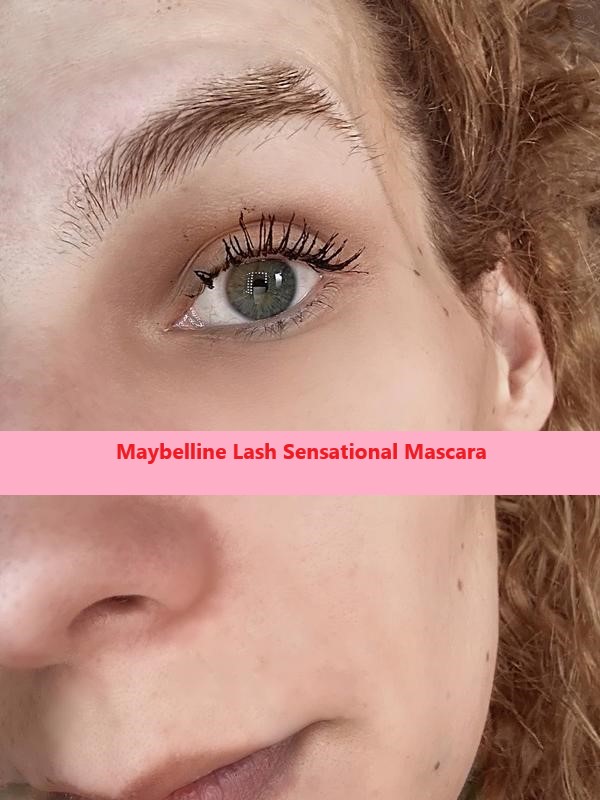 Maybelline Lash Sensational Mascara after result
