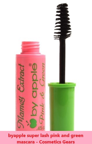 byapple super lash pink and green mascara review pic