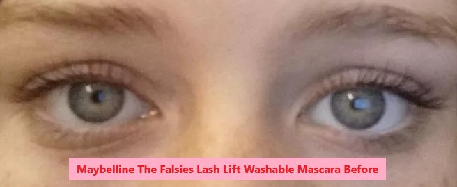 Maybelline The Falsies Lash Lift Washable Mascara Before