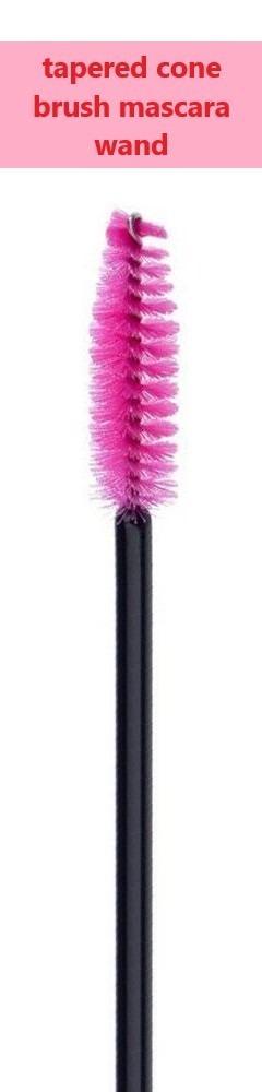 Tapered Cone Brush Mascara Wand