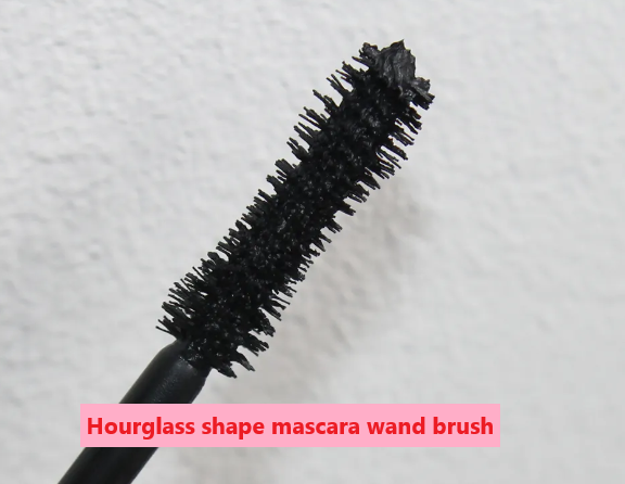 hourglass shape mascara wand brush