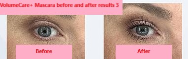 VolumeCare+ Mascara before and after results 3
