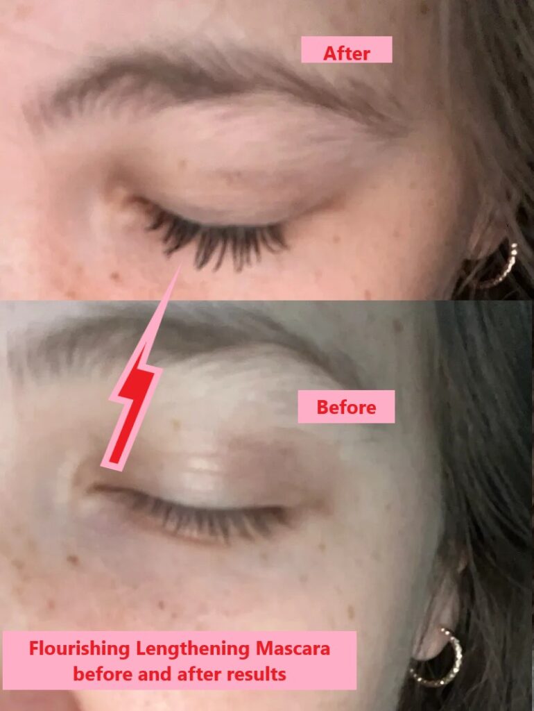 Flourishing-Lengthening-Mascara-before-and-after-results-