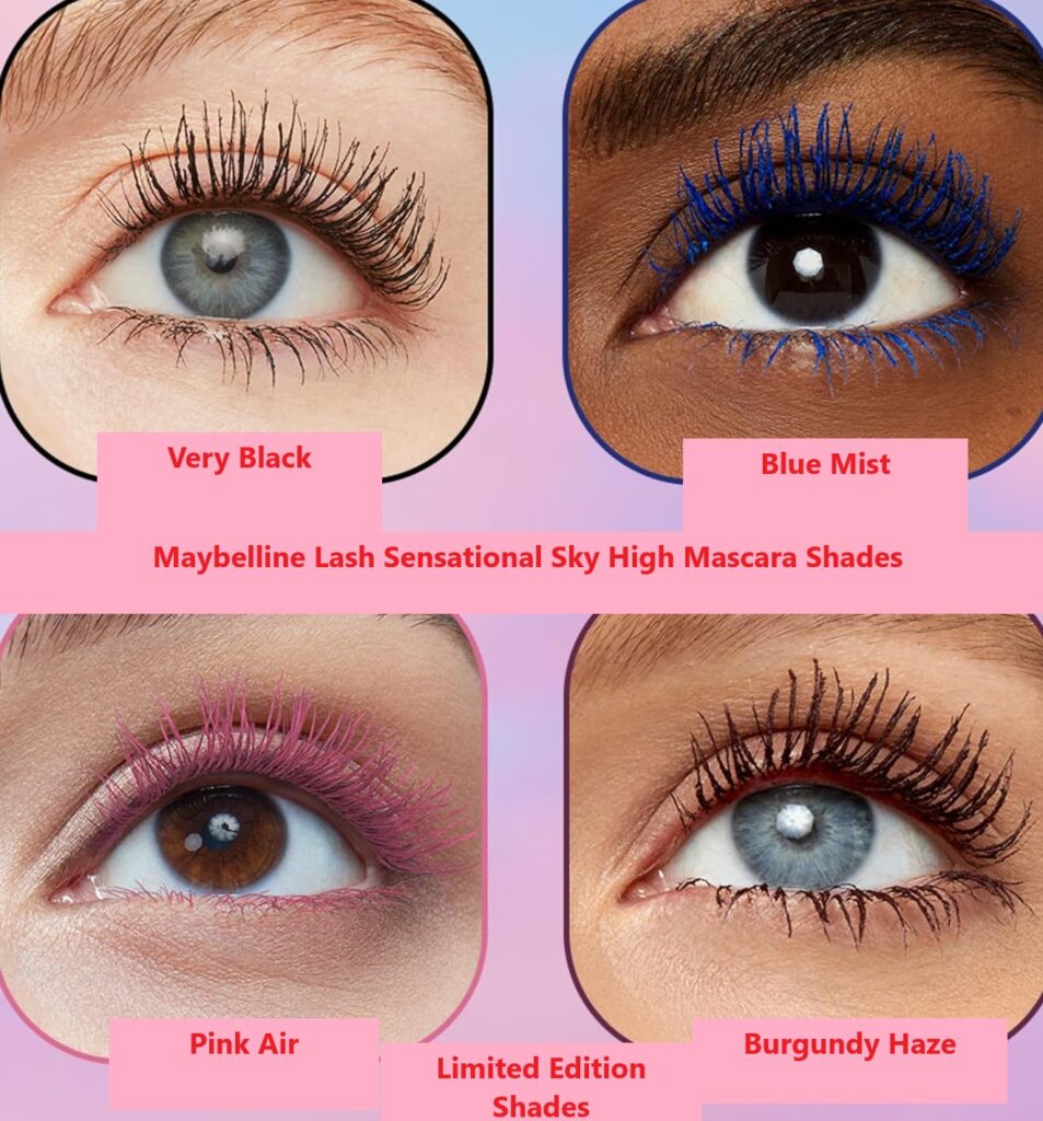 Maybelline Lash Sensational Sky High Mascara Shades