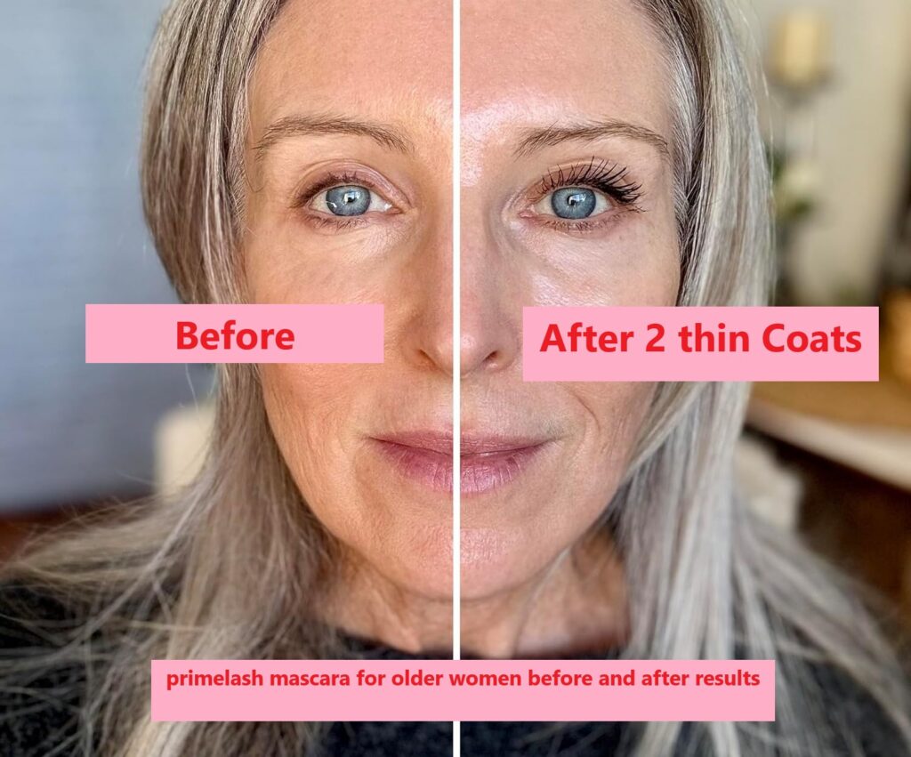 primelash mascara for older women before and after results