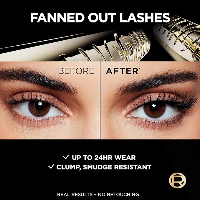 Loreal Paris Voluminous Panorama Mascara before and after