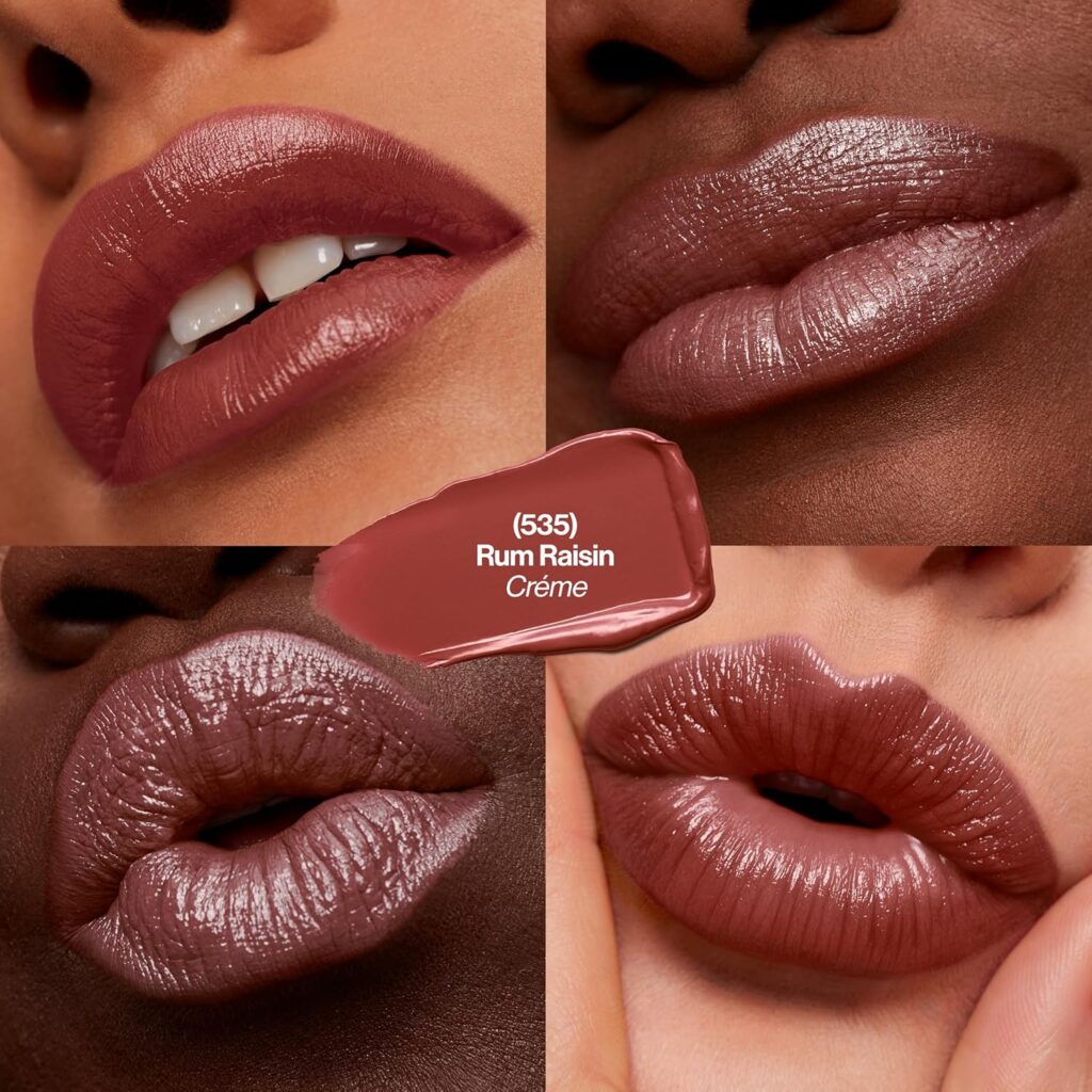 Revlon Super Lustrous Lipstick swatches on lips